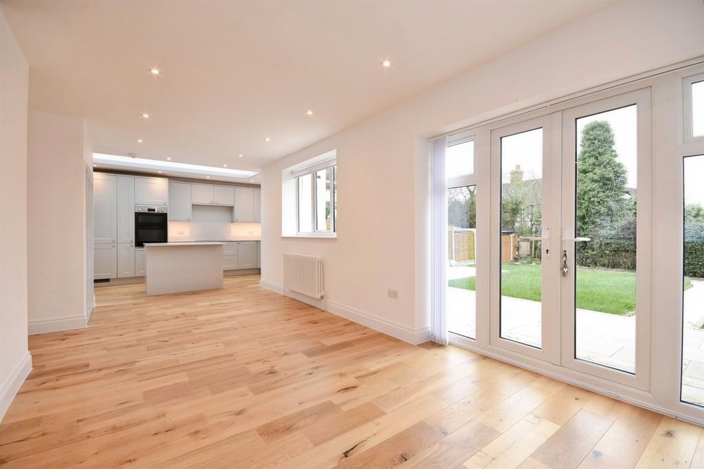 Open-plan living area, open plan living