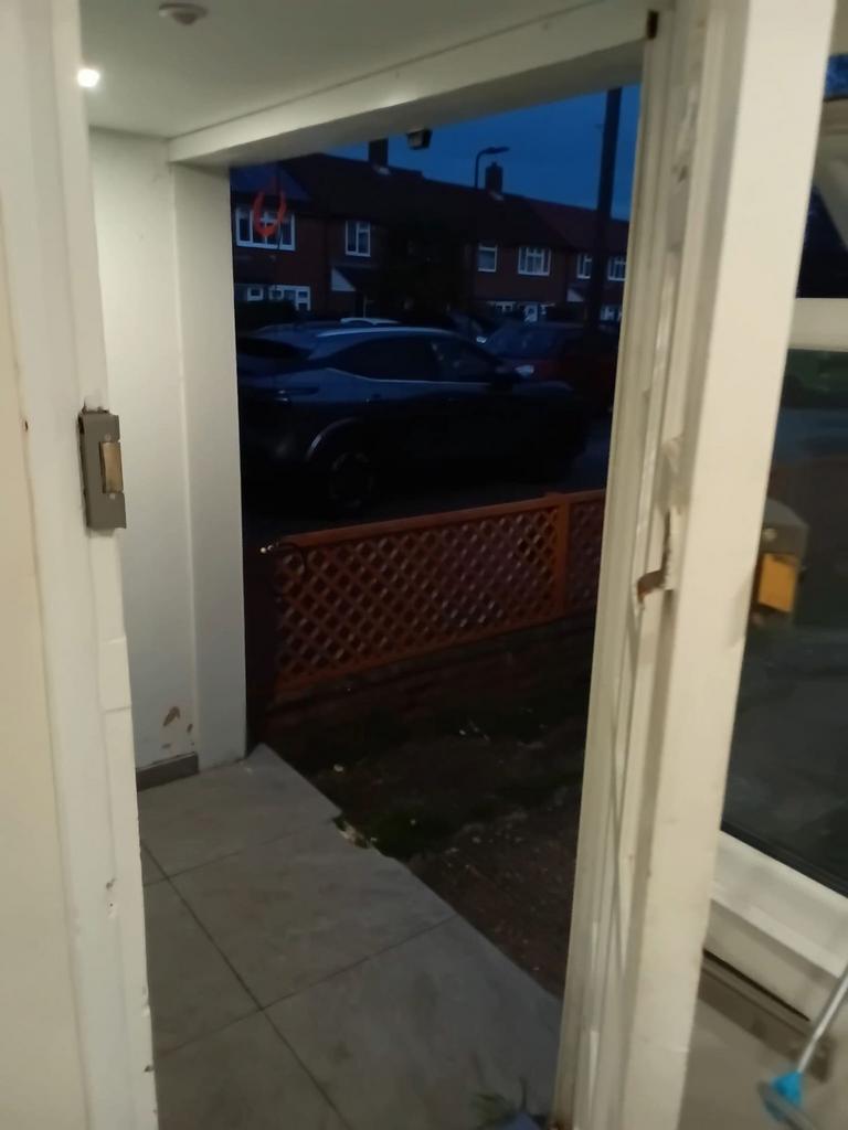 Convenient entrance with secure gated frontage...