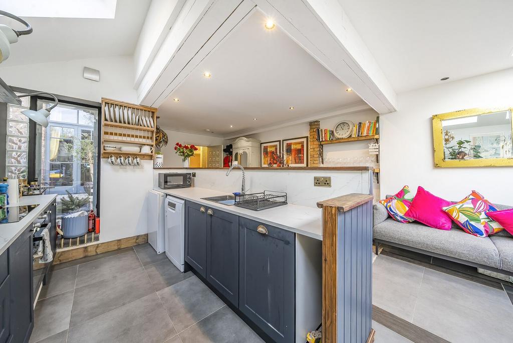 Open-plan living area, open plan living