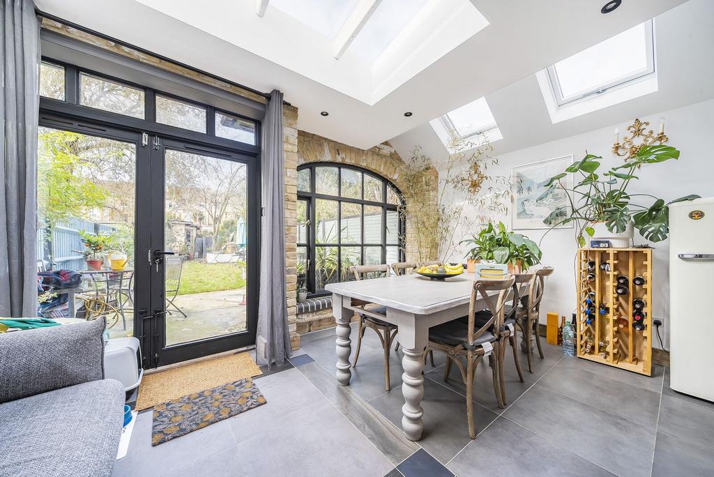 Open-plan living area, open plan living