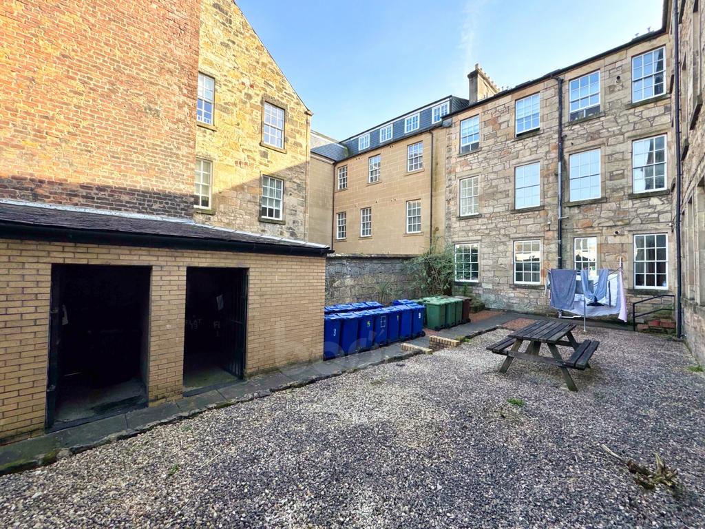 George Street, Paisley rear garden