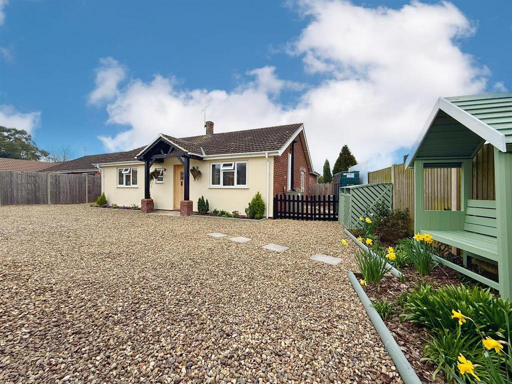 Front aspect and driveway