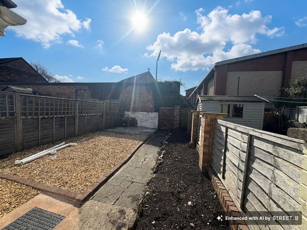 Enclosed rear garden