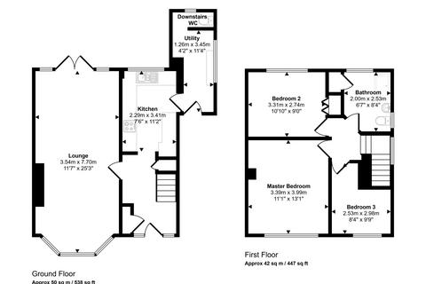 3 bedroom semi-detached house for sale, Grasmere Place, Gosforth, Newcastle upon Tyne, Tyne and Wear, NE3 2JA