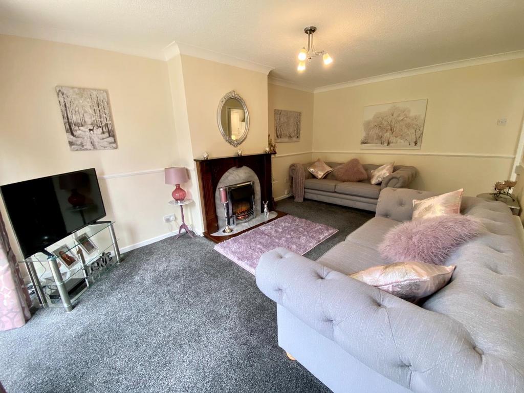 Lounge with patio doors