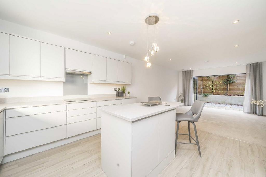 Open-plan living area, open plan living