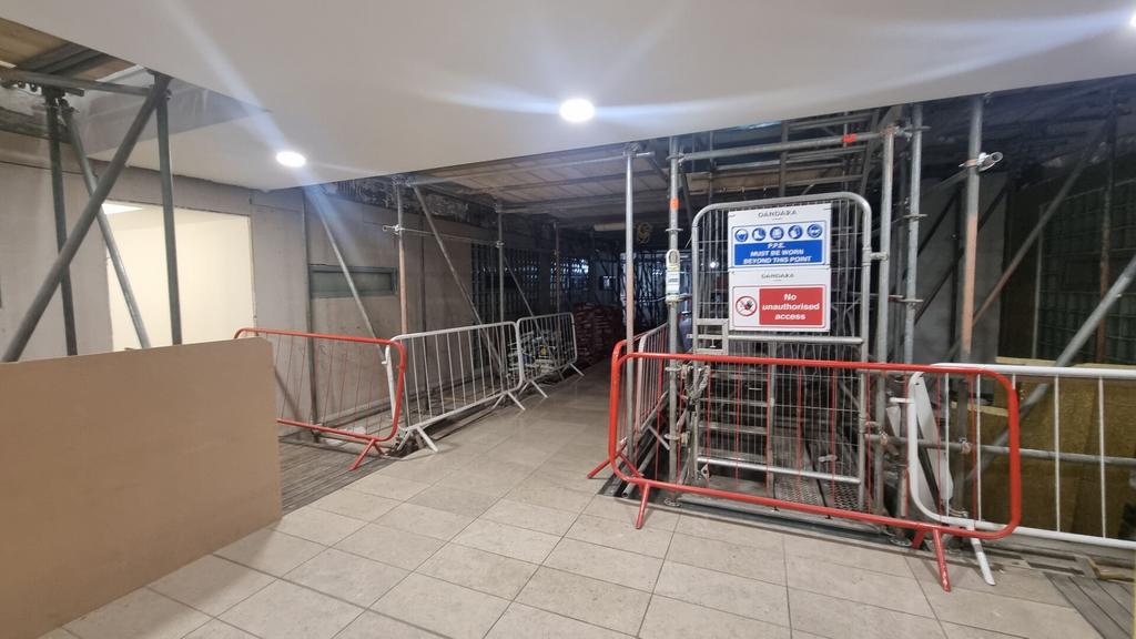 Current internal atrium works