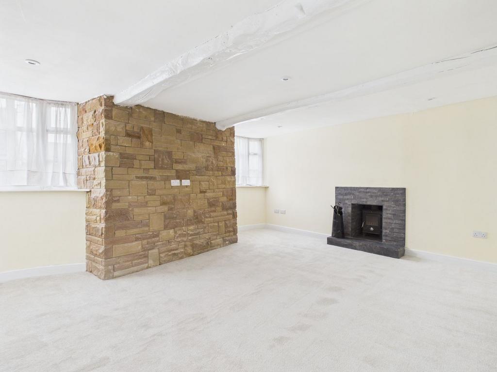 Living room, fireplace