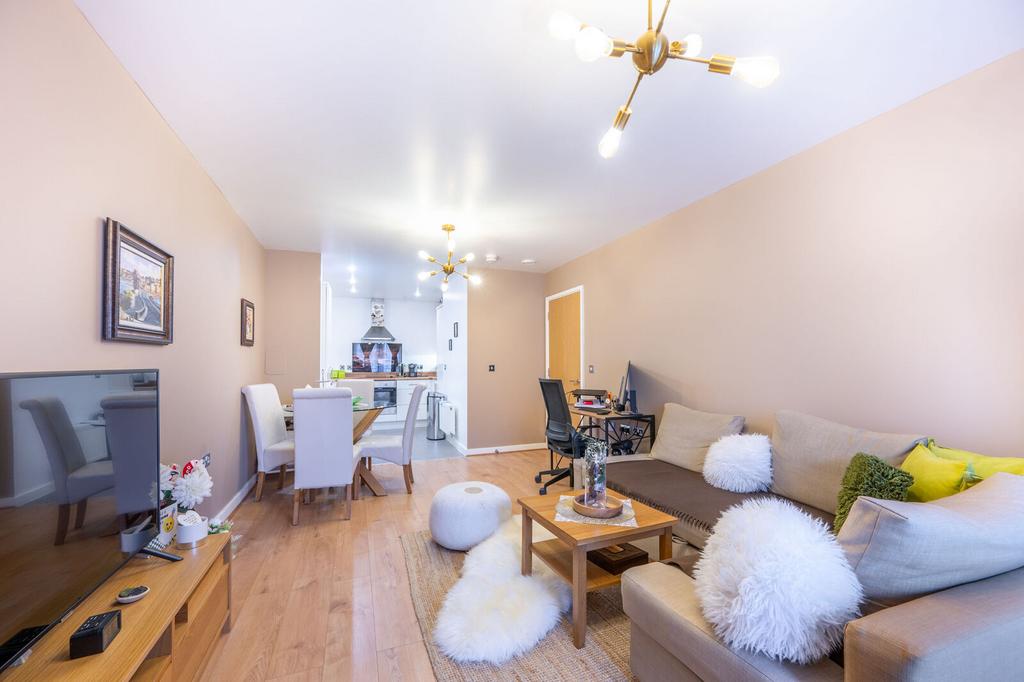 Open-plan living area, open plan living