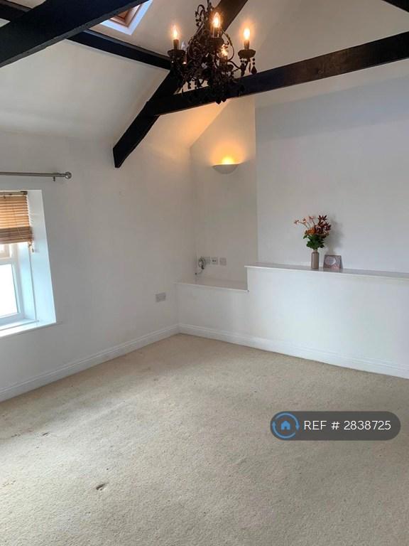 Living Room With Beams