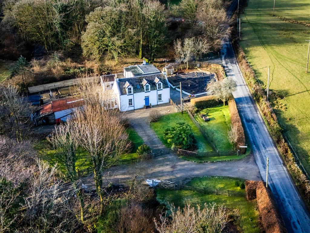 Aerial view Dyemill House