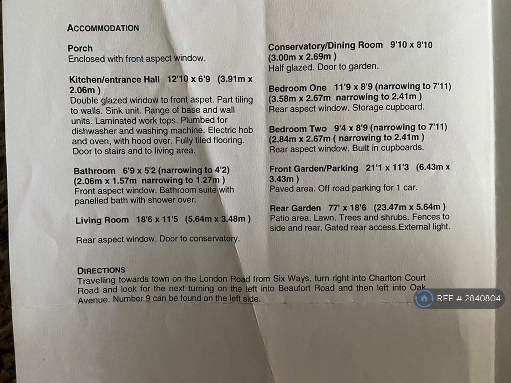 Room Dimensions