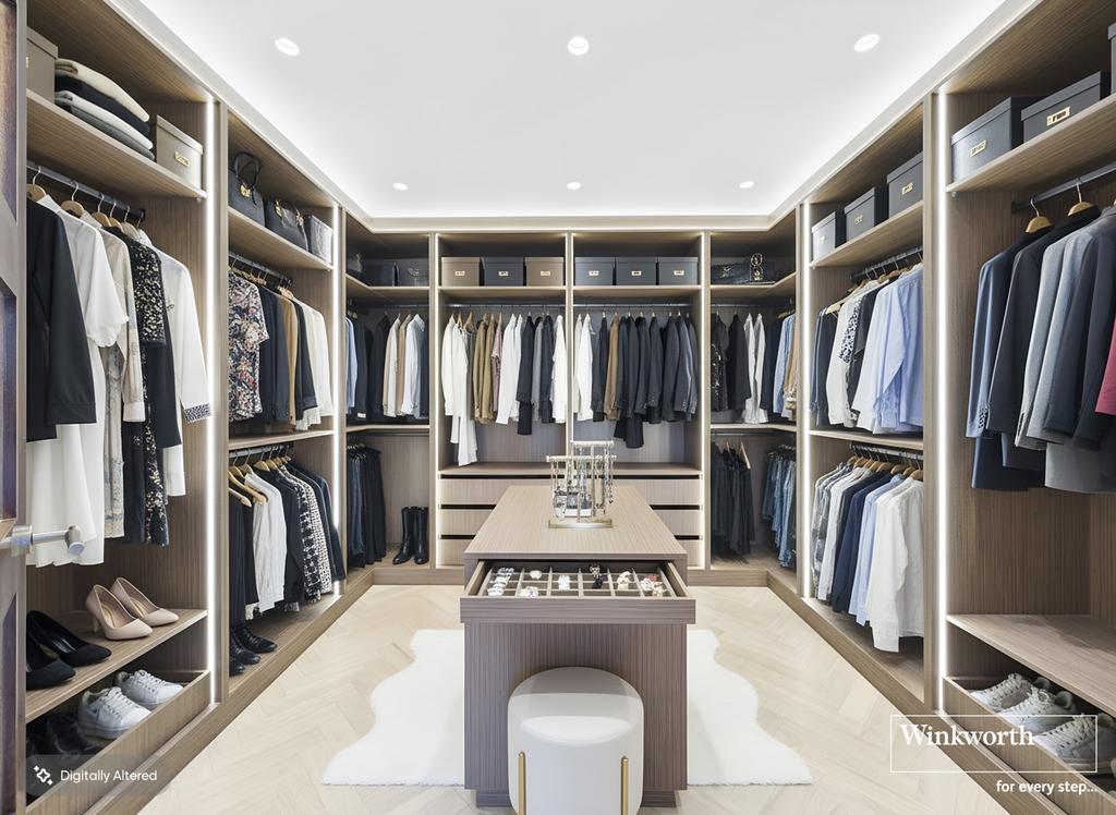 Walk in wardrobe