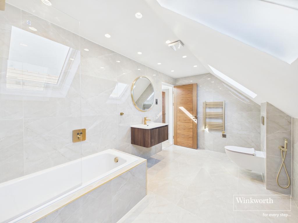 Attic bathroom