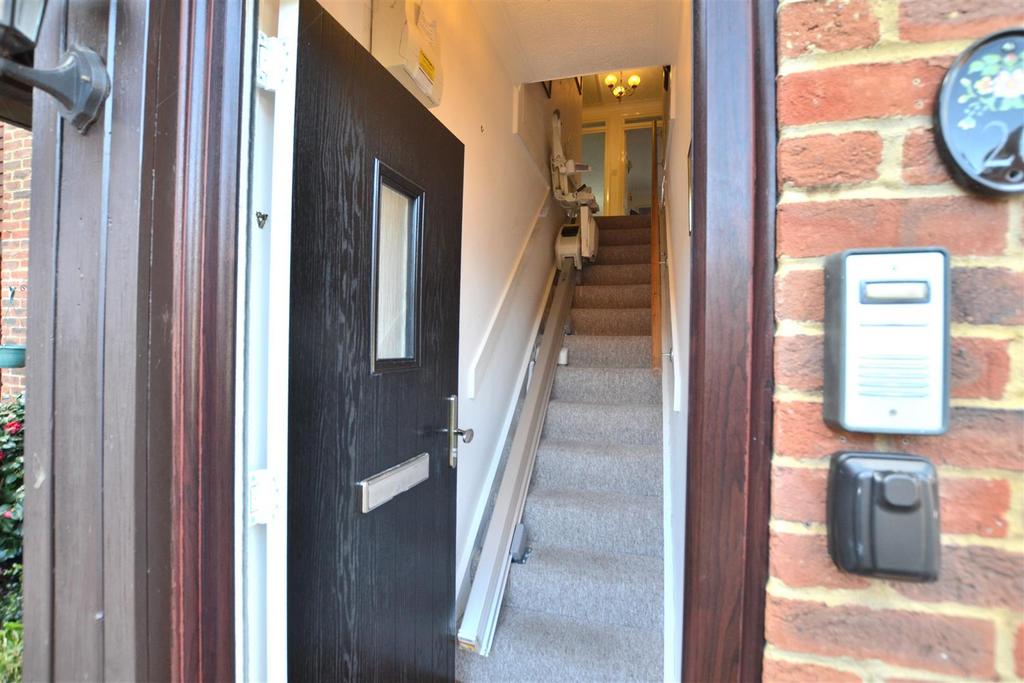 Front Door, Stairs, Chair Lift.JPG