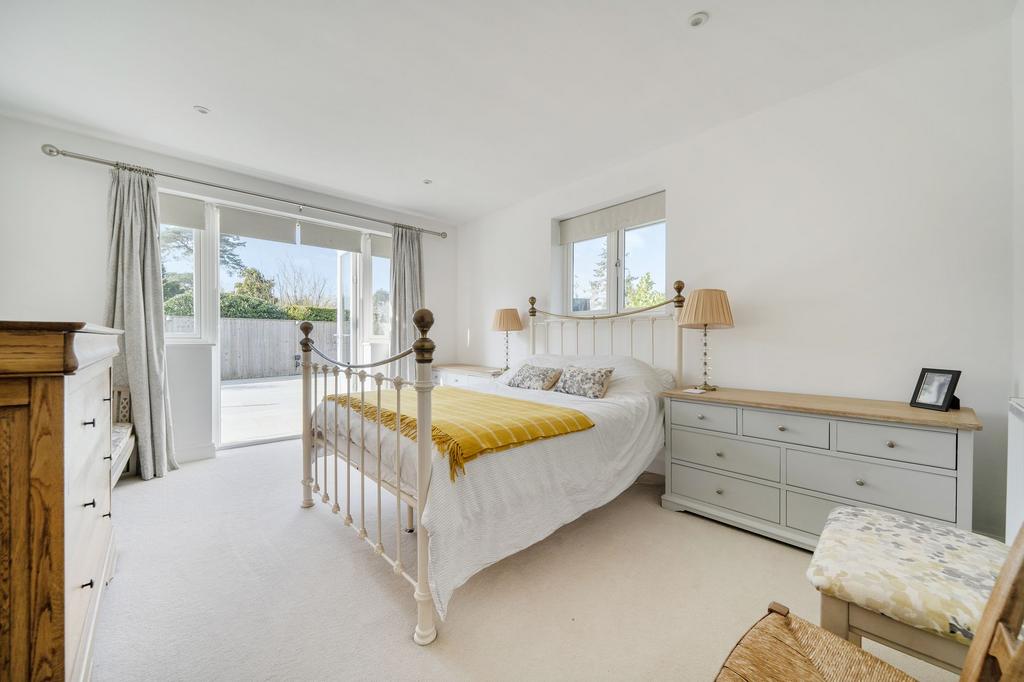 Principal bedroom suite with dressing area