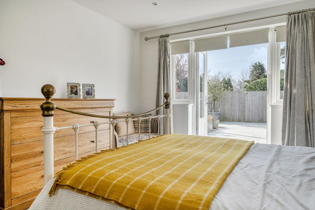 Principal bedroom suite with dressing area