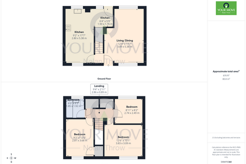 3 bedroom terraced house for sale, Lasham Court, Northampton NN3