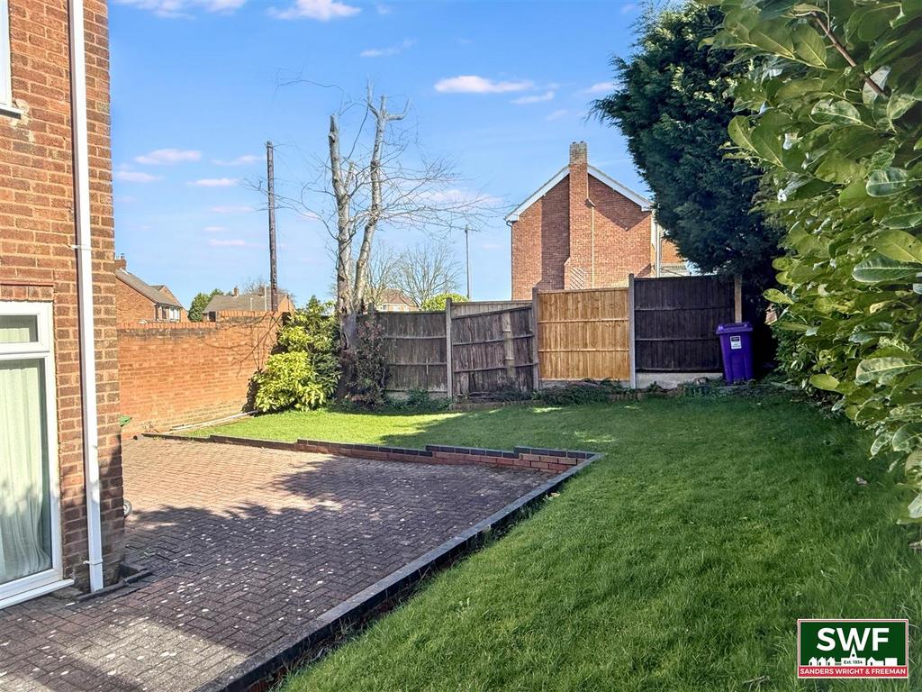 Rear garden