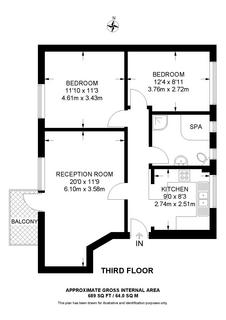 2 bedroom flat for sale, Knox Court, Studley Road, London, SW4