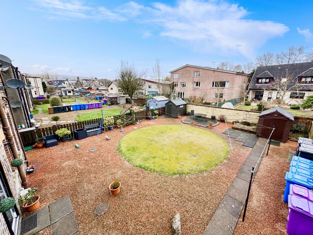 Dean Road, Kilbirnie rear garden
