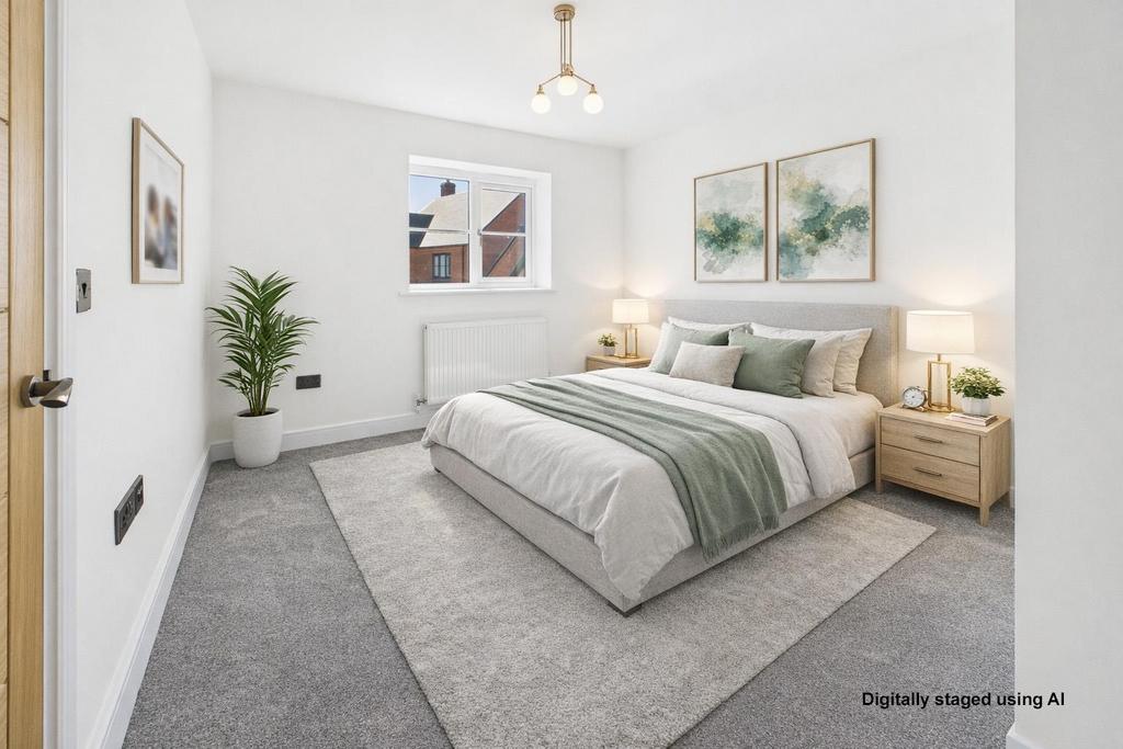 AI dressed Bedroom