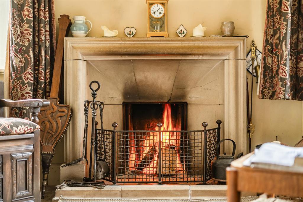 Open fireplace