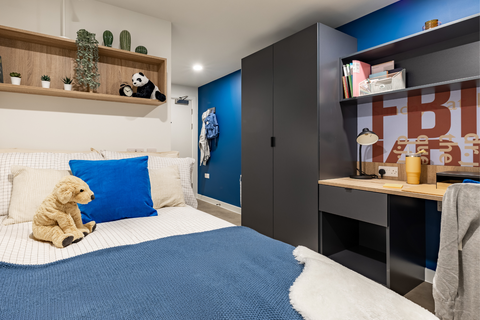 1 bedroom private hall to rent, Deluxe En Suite at Croft Court, Croft Court, 16 Moon Street BS1