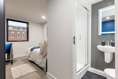 1 bedroom private hall to rent, Deluxe En Suite at Croft Court, Croft Court, 16 Moon Street BS1