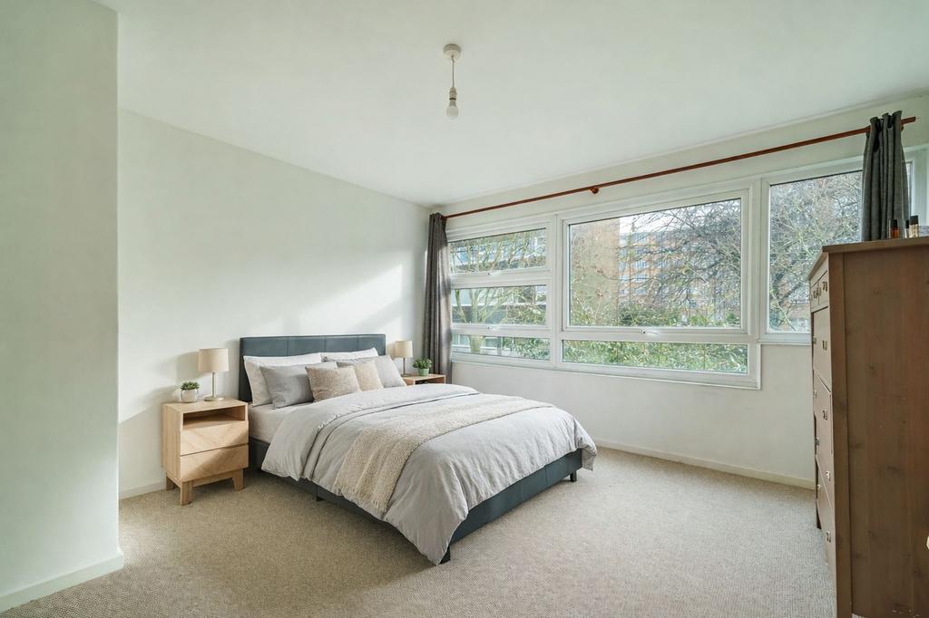 Large double bedroom with peaceful outlook