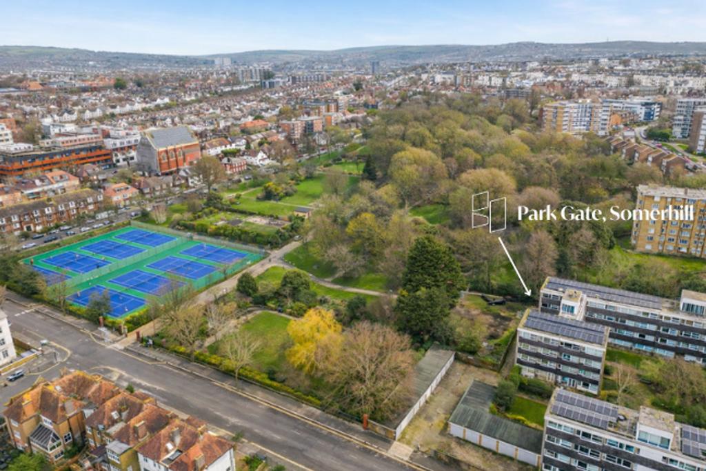 St Ann’s Wells Gardens and tennis courts...