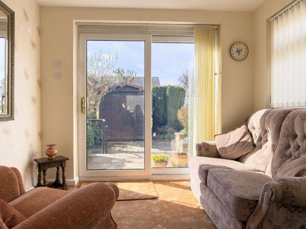 Sitting area off the dining room