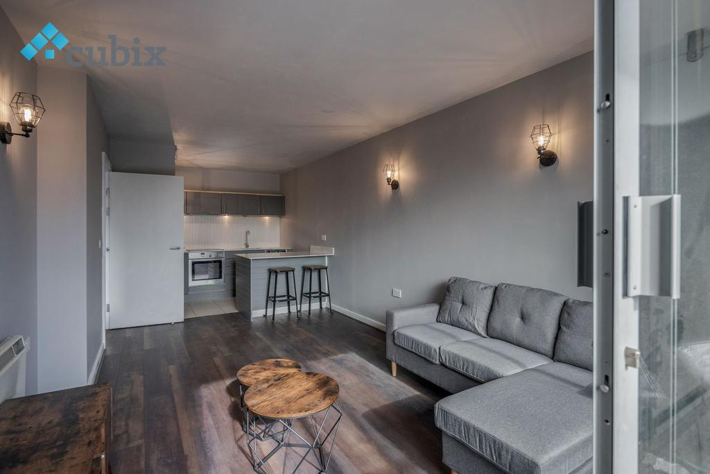 Open-plan living area, open plan living