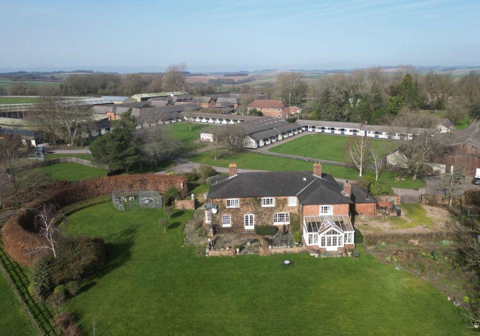 Kingwood Stud House, West and East Yards behind