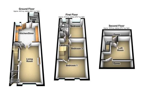 3 bedroom terraced house for sale, Aberfan, Merthyr Tydfil CF48