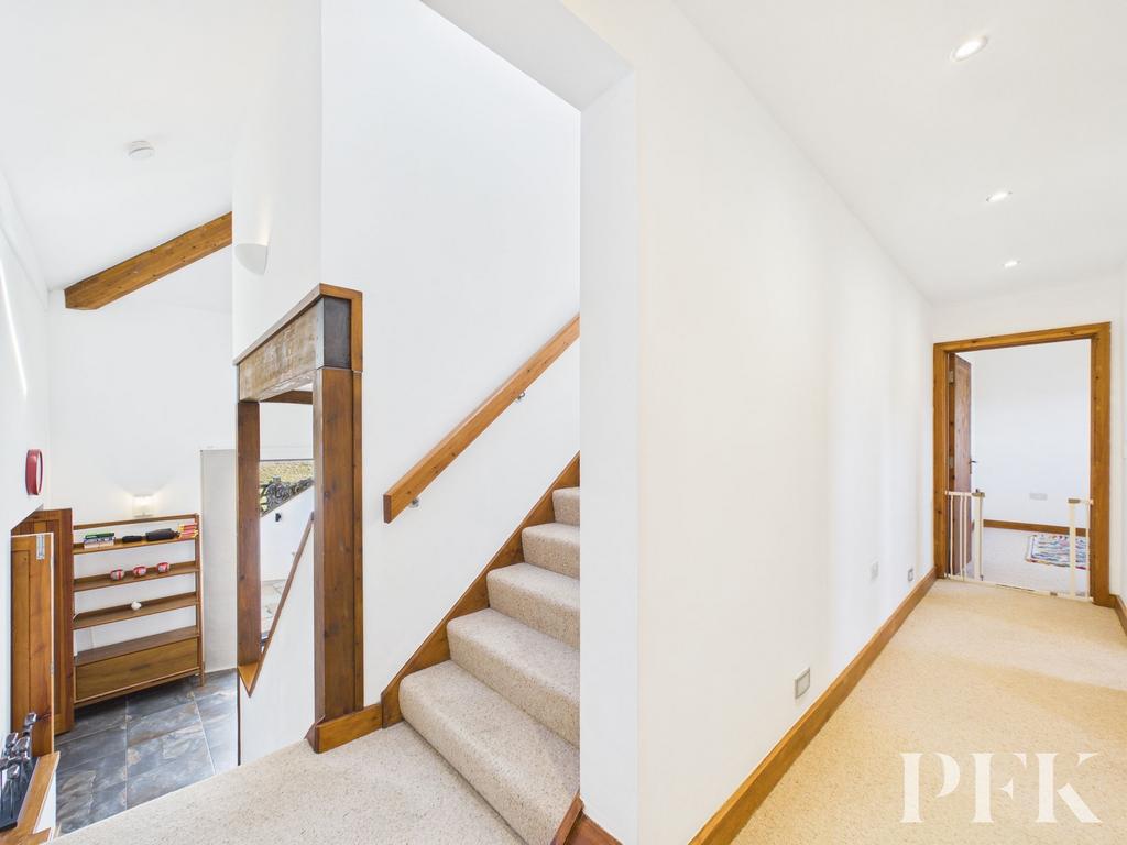 Stairs to second floor