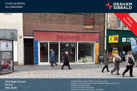 Retail property (high street) to rent, 129-133 High St Perth PH1 5UN