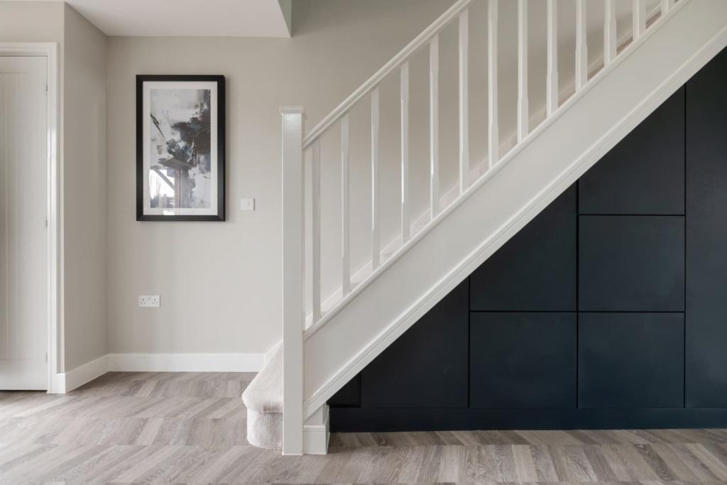 Making use of all spaces - handy understairs...