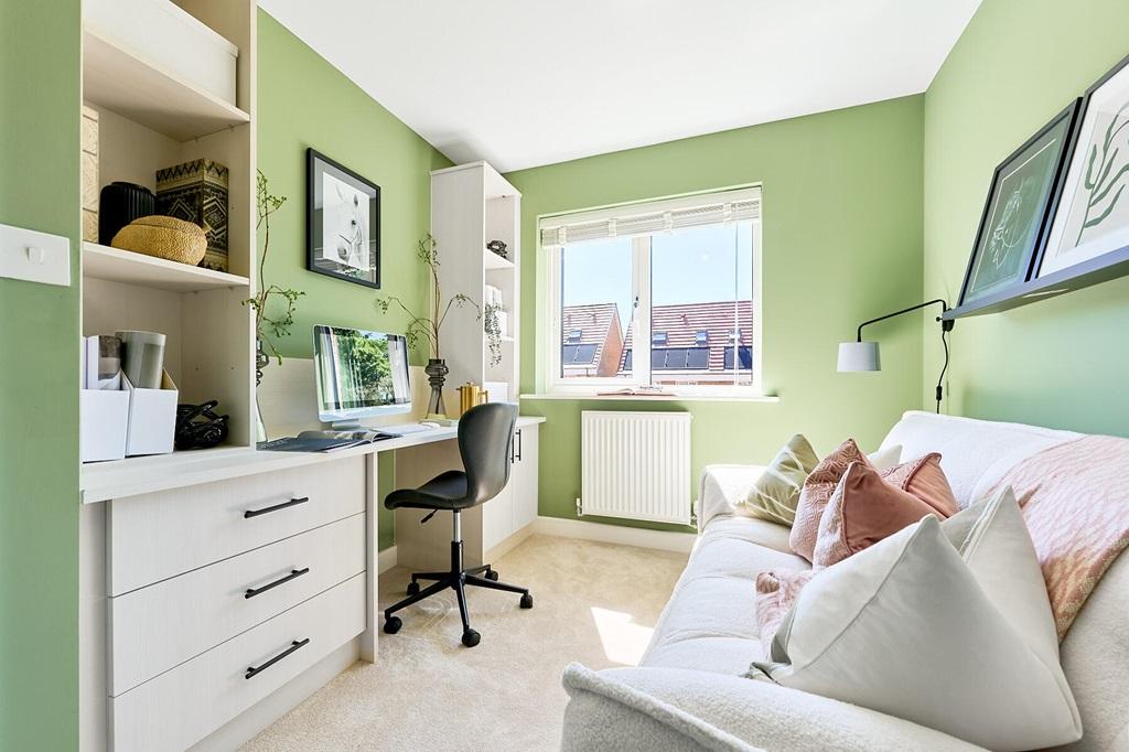 Alternatively turn bedroom 2 into a home office...