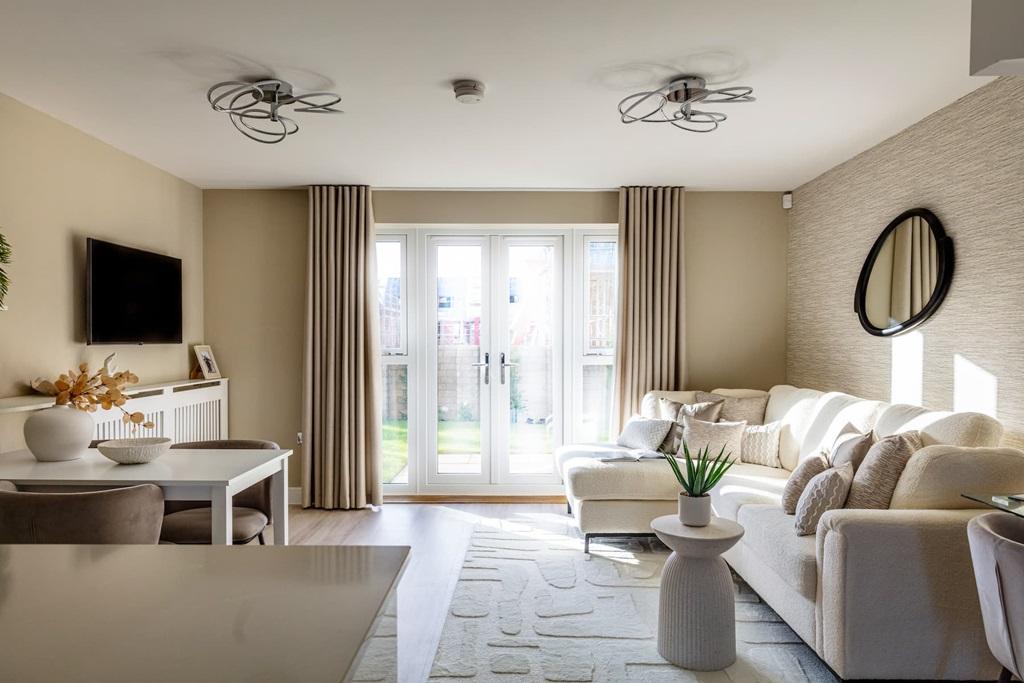 French doors to the rear garden