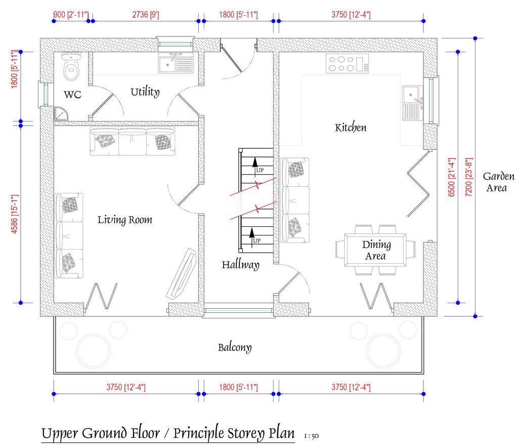 Upper ground floor / principle floor