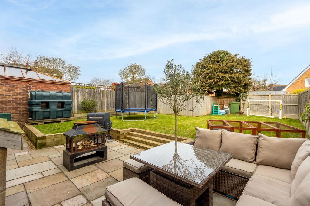 Garden seating area