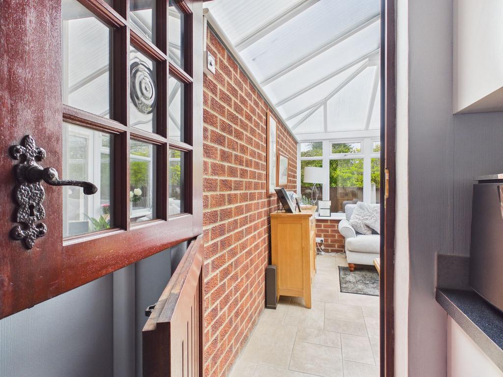 Split Door to Conservatory