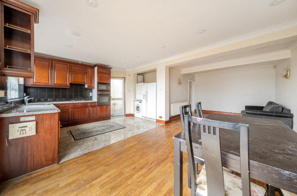 Open-plan living area, open plan living