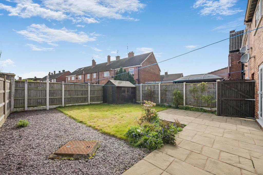 Rear garden