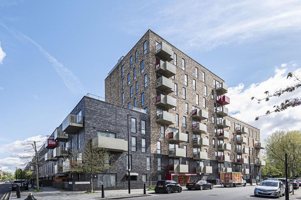 Apartment building facade, block of apartments