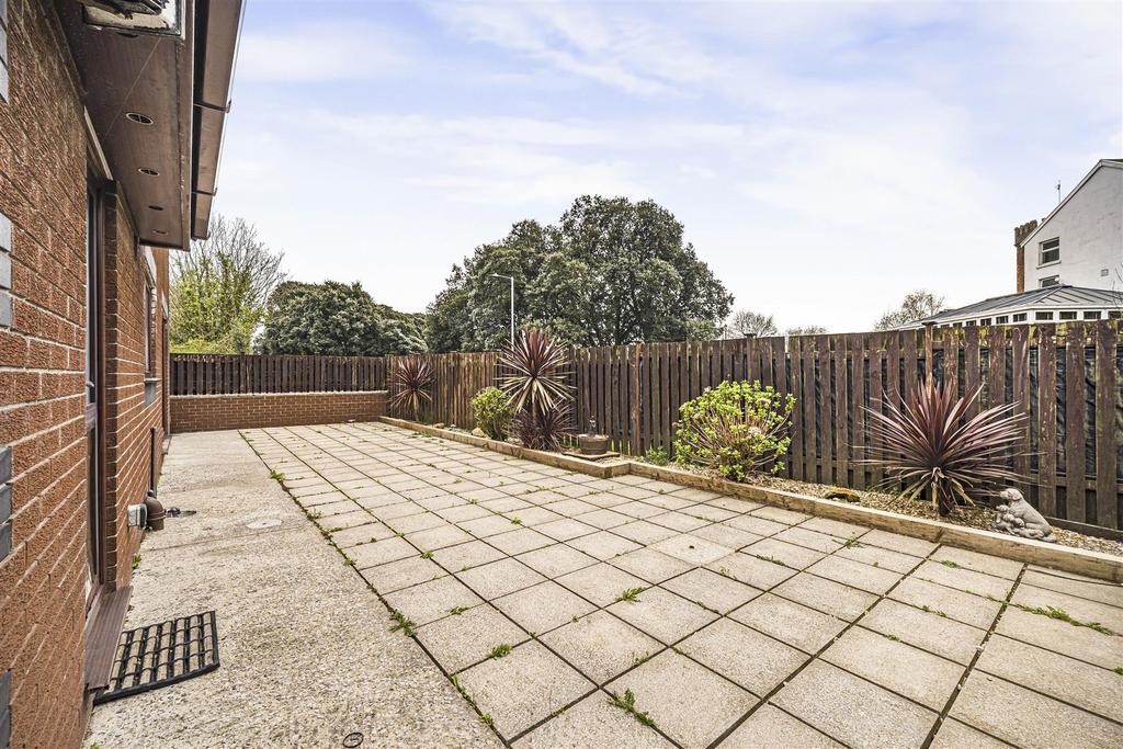 Rear patio