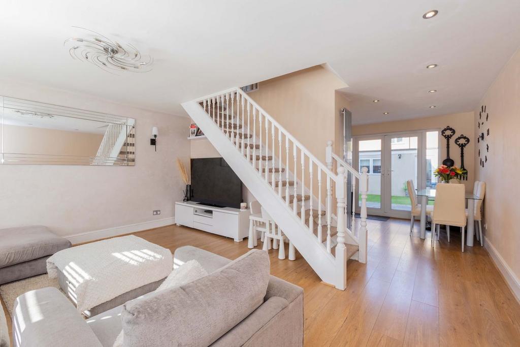 Open-plan living area, open plan living