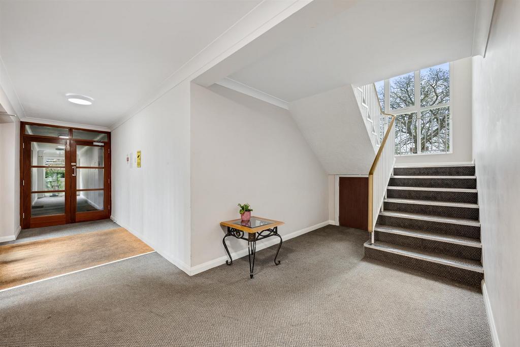 Entrance hall to building