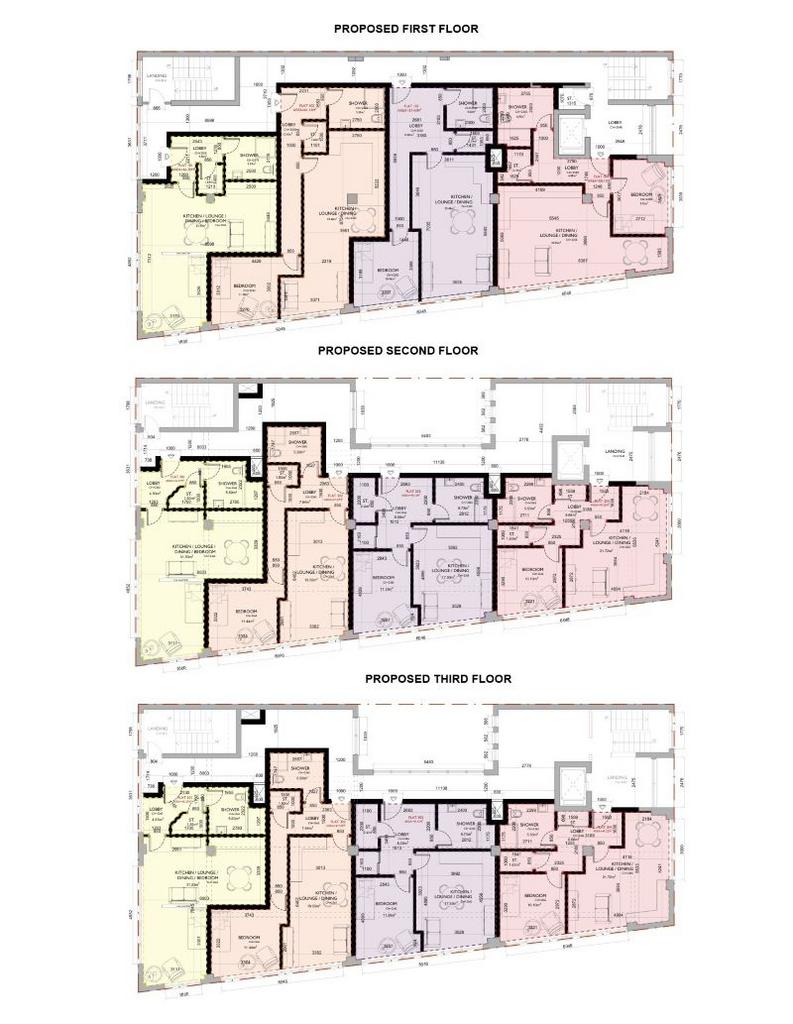 Proposed floor plans - for illustrative...